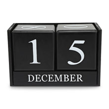 Load image into Gallery viewer, Wooden Manual Calendar