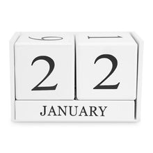 Load image into Gallery viewer, Wooden Manual Calendar